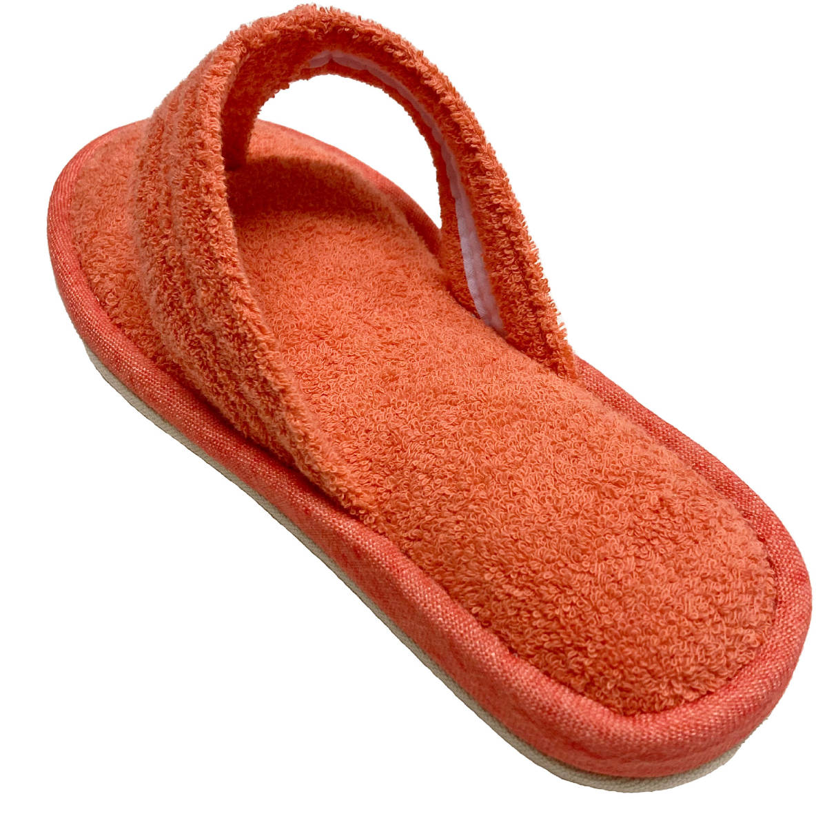 スリッパ モラ 鼻緒スリッパ 4サイズ 21.0~28.0cm ( 洗える 夏用 湯上がり 鼻緒付き タオル地 洗濯機 ルームシューズ 室内履き サンダル 丸洗い 滑り止め 低反発 お風呂上り 綿 レディース メンズ ユニセックス サイズ豊富 ) 【ターコイズブルー L】 ターコイズブルー L