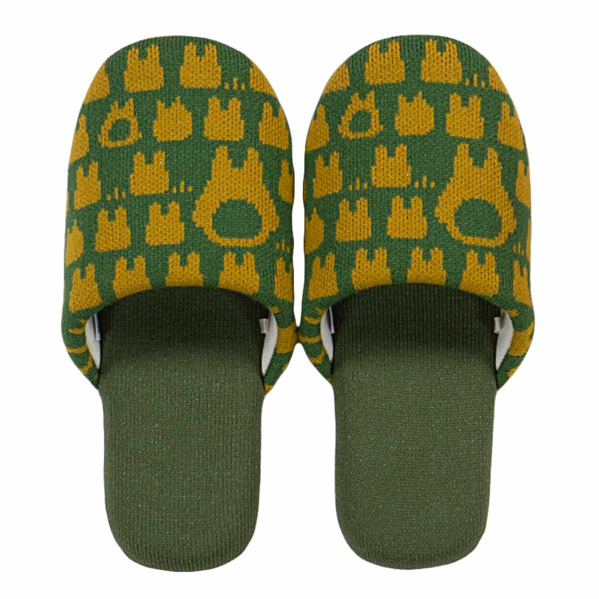 スリッパ となりのトトロ 魔女の宅急便 ニットスリッパ 22.0~24.0cm ( ルームシューズ 洗える 室内 レディース ニット キャラクター トトロ ネコバス ジジ キキ 洗濯OK ニット生地 来客用 トイレ おしゃれ ) 【ジジ】 ジジ