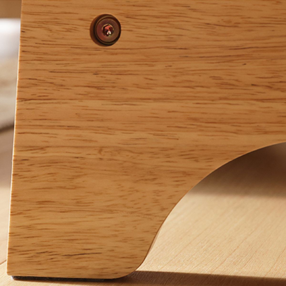 スツール オットマン 高さ43cm 木製脚付 コーデュロイ生地 ダリアン・デニム調生地 ( 1人掛け チェア ワイド 椅子 天然木 フレーム ファブリック 北欧 ナチュラル ) 【アッシュグレー】 アッシュグレー