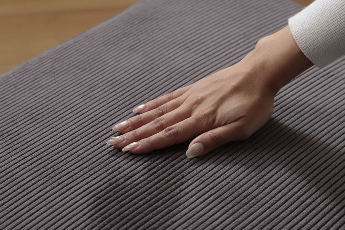 ソファ 2人掛け オットマン付き 組み合わせ自由なローソファ カウチソファ ( ソファー リビングソファ レイアウト 自由 セパレート 1人掛け フロアソファ ファブリック コーデュロイ ポケットコイル コンパクト 肘掛け ワンルーム ) 【ベージュ】 ベージュ