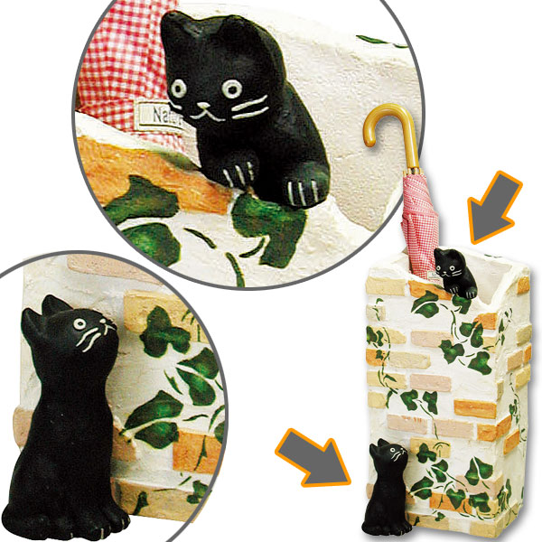 傘立て 猫 ラ・カンパーニュ （ おしゃれ ネコ ねこ セトクラフト 傘立