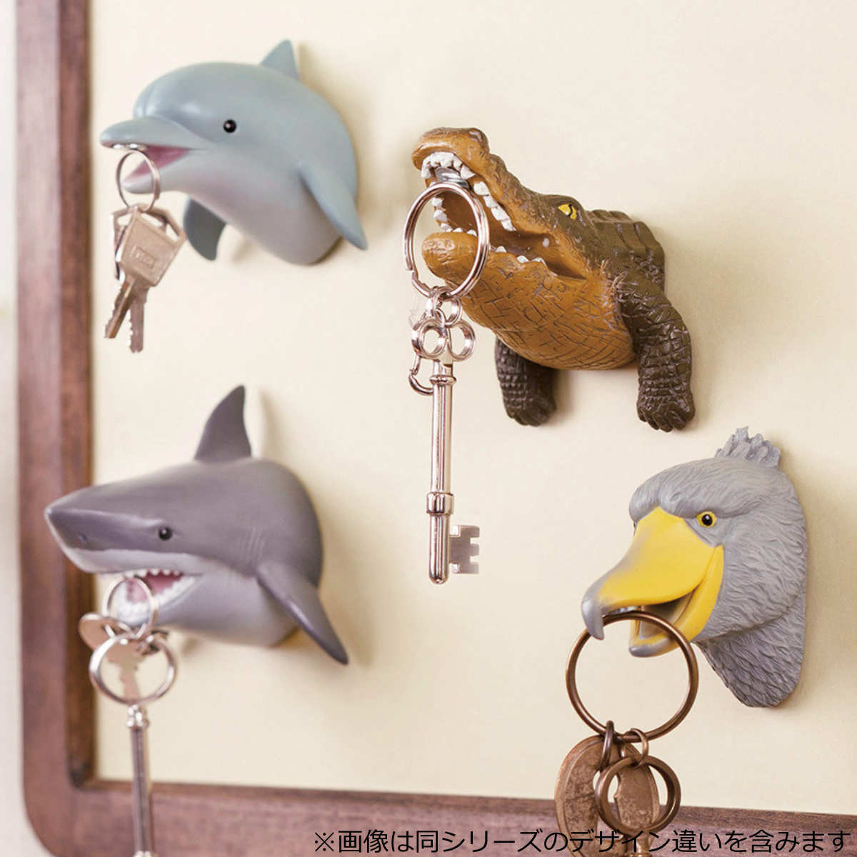 キーハンガー イルカ マグネット （ キーフック 壁掛け 磁石 鍵フック