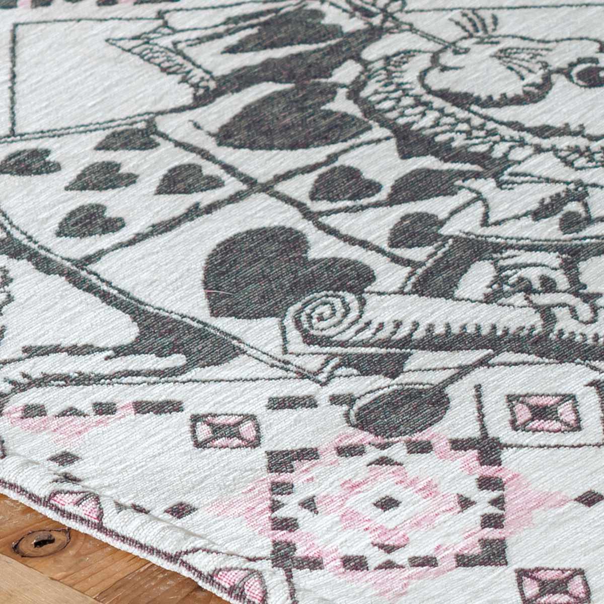 マット インテリアマット ラッパうさぎ ( 玄関マット インテリアマット 多目的マット エントランスマット 滑り止め加工 滑り止め お手入れ簡単 ベッドサイド 手洗い可能 インテリア フリーマット 洗面 うさぎ 洗える )