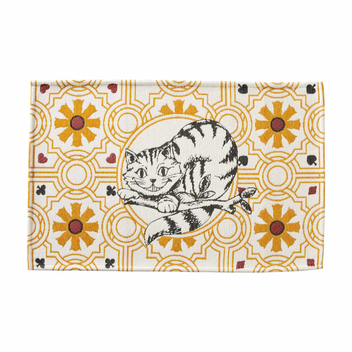 マット インテリアマット チシャ猫 ( 玄関マット インテリアマット 多目的マット エントランスマット 滑り止め加工 滑り止め お手入れ簡単 ベッドサイド 手洗い可能 インテリア フリーマット 洗面 ねこ 洗える )