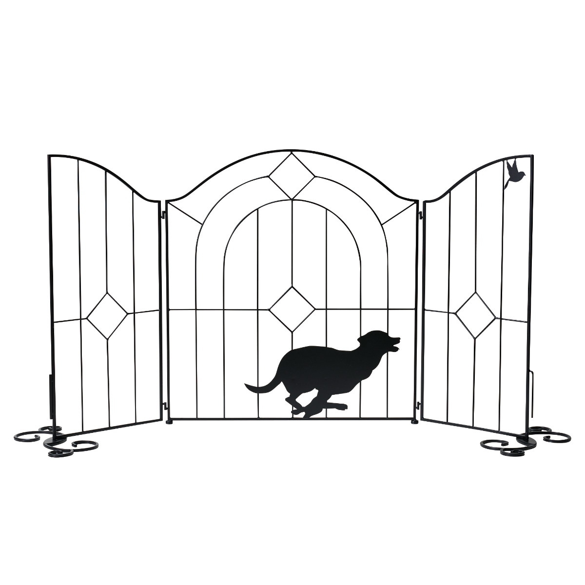 犬 猫 ペット ゲート フェンス 置くだけ 幅60 高さ40 玄関 階段 飛び出し防止 アイリスオーヤマ 小型犬 ペットフェンス P-SPF-64 セーフゲート