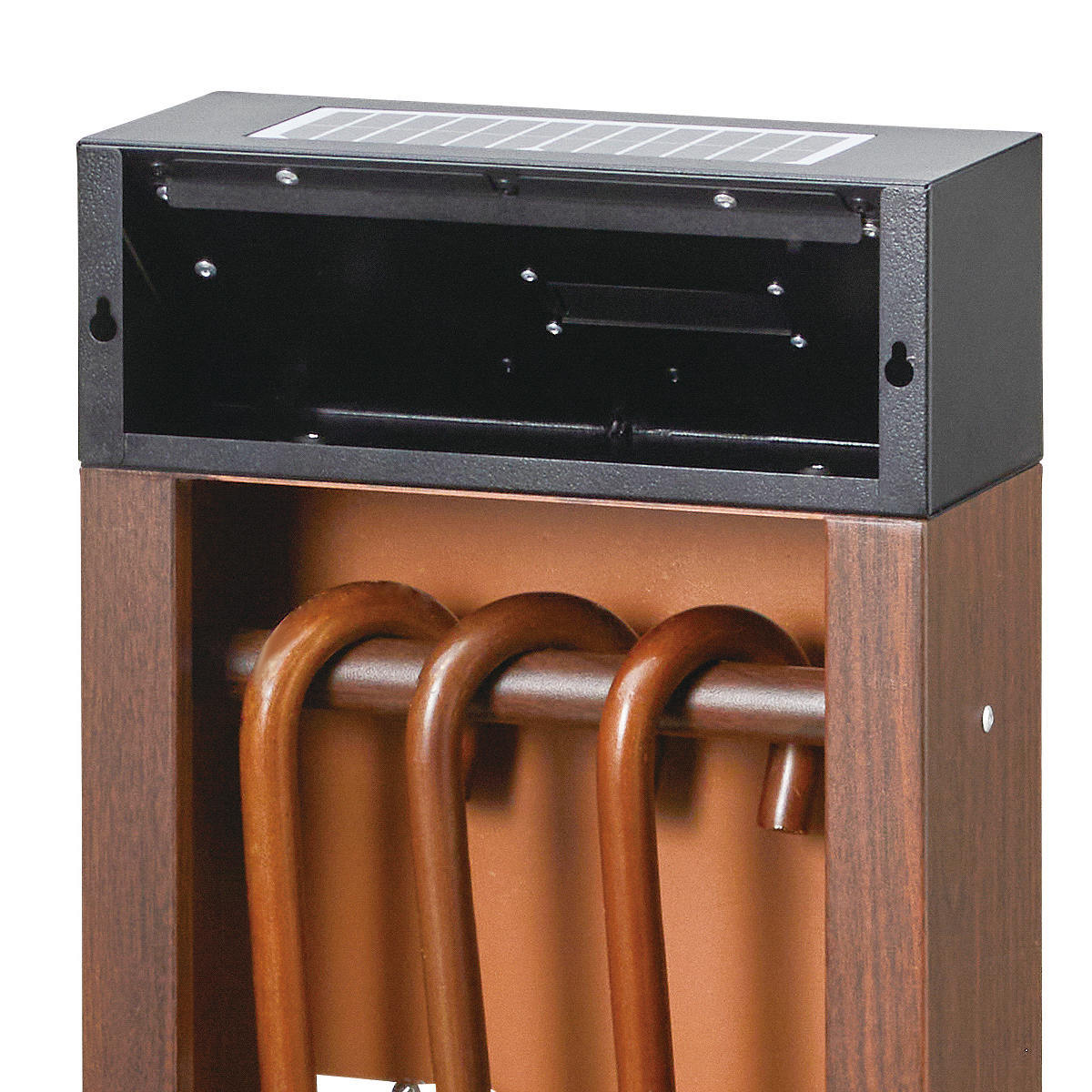 表札 ネームライト付ポストスタンド GALVA ( ポストライト 光る 表札プレート ソーラーライト サインプレート 戸建 お店 看板 かわいい ポスト ネームプレート 新築 郵便受け 照明 ライト 配線不要 電池不要 玄関 ポストプレート )