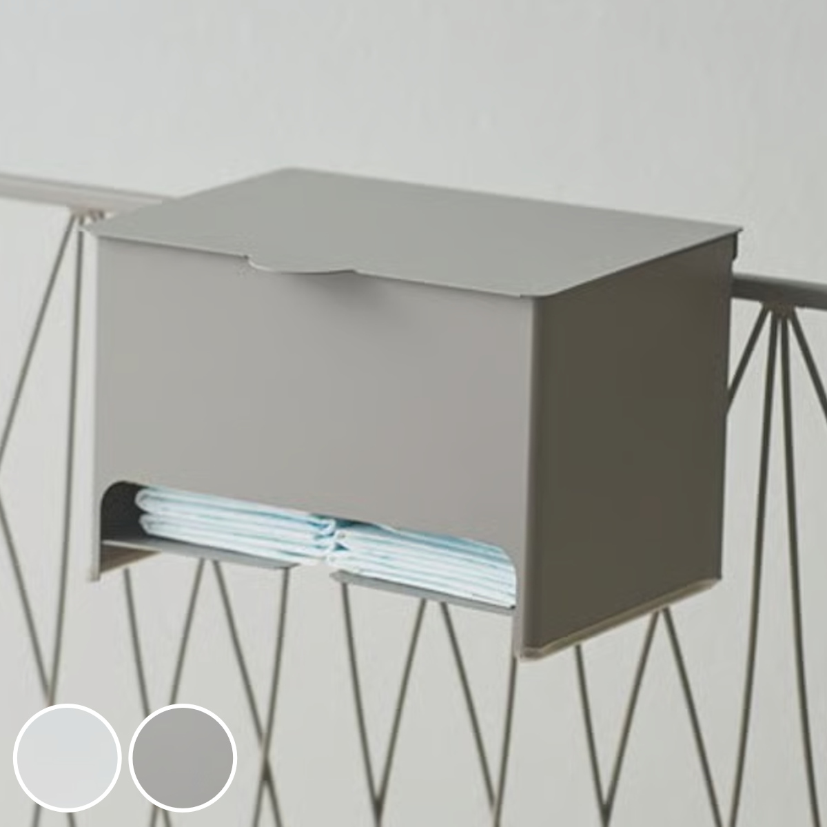 ペット シーツストッカー mini 収納 （ ペットシーツストッカー ペットシーツ収納 ペット用品収納 ペット用品 シーツ ペットシーツ ストッカー 犬 トイレ 猫 ） 【ラテ】