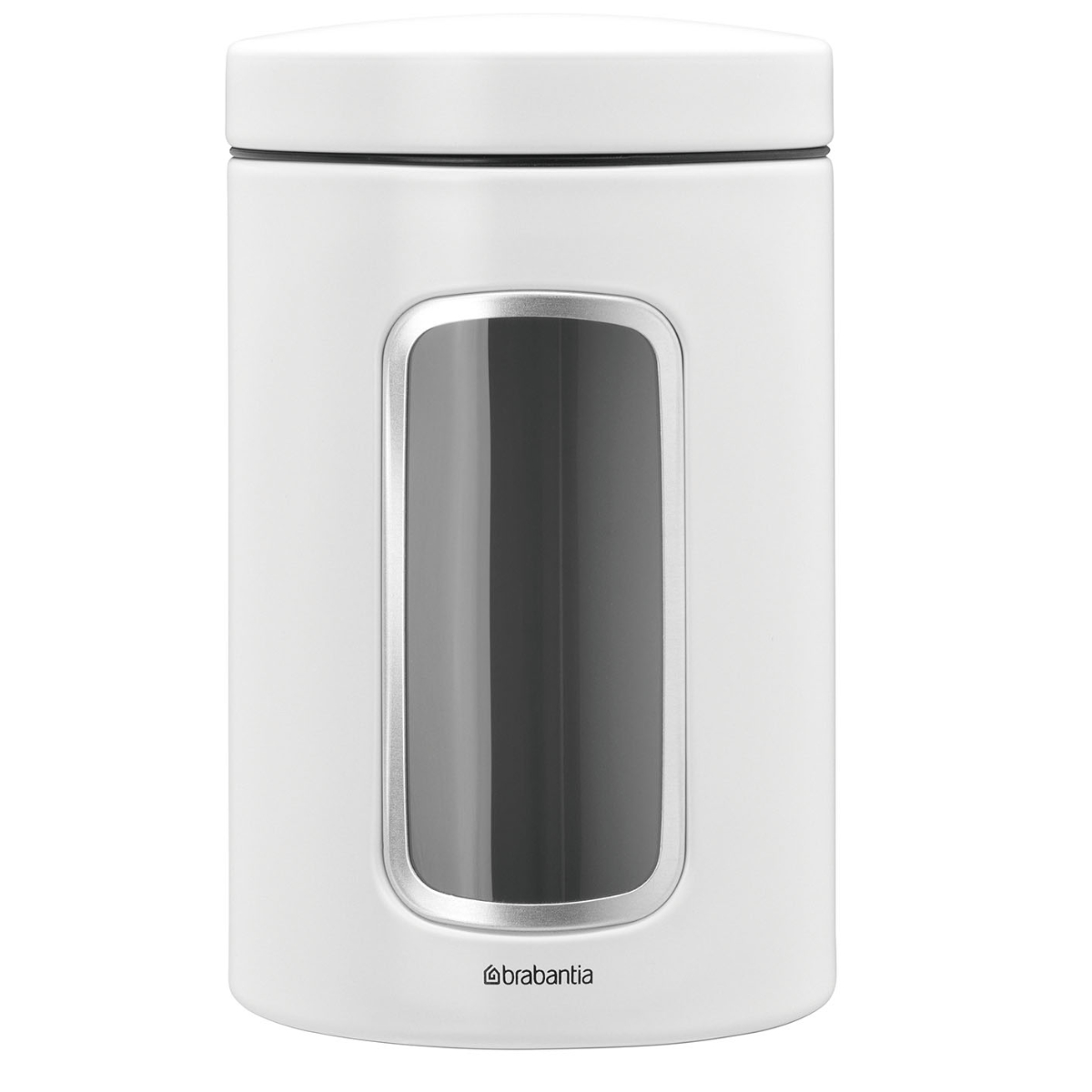 brabantia 保存容器 1.4L キャニスターWindow （ ブラバンシア スチール キャニスター 保存 容器 保管 スチール製 窓付き  コーヒー お茶 円形 丸型 調味料入れ キッチン用品 おしゃれ ）【 シャンパン 】