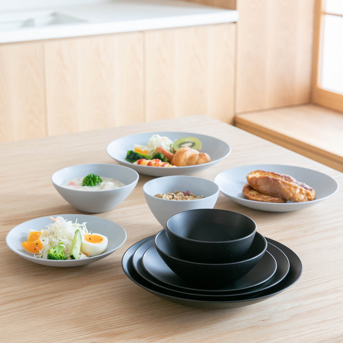 マグカップ ほわり 同色2個セット ( 食洗機対応 日本製 320ml マグ カップ コップ プラコップ ナチュラル 北欧 北欧風 大人可愛い SDGs 軽い 割れにくい コーヒー 紅茶 ジュース 子ども おしゃれ ) 【グレー】 グレー