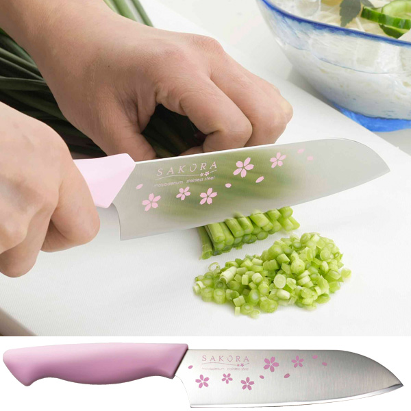 dショッピング |包丁 三徳包丁 SAKURACLUB 桜 14.5cm 食洗機対応