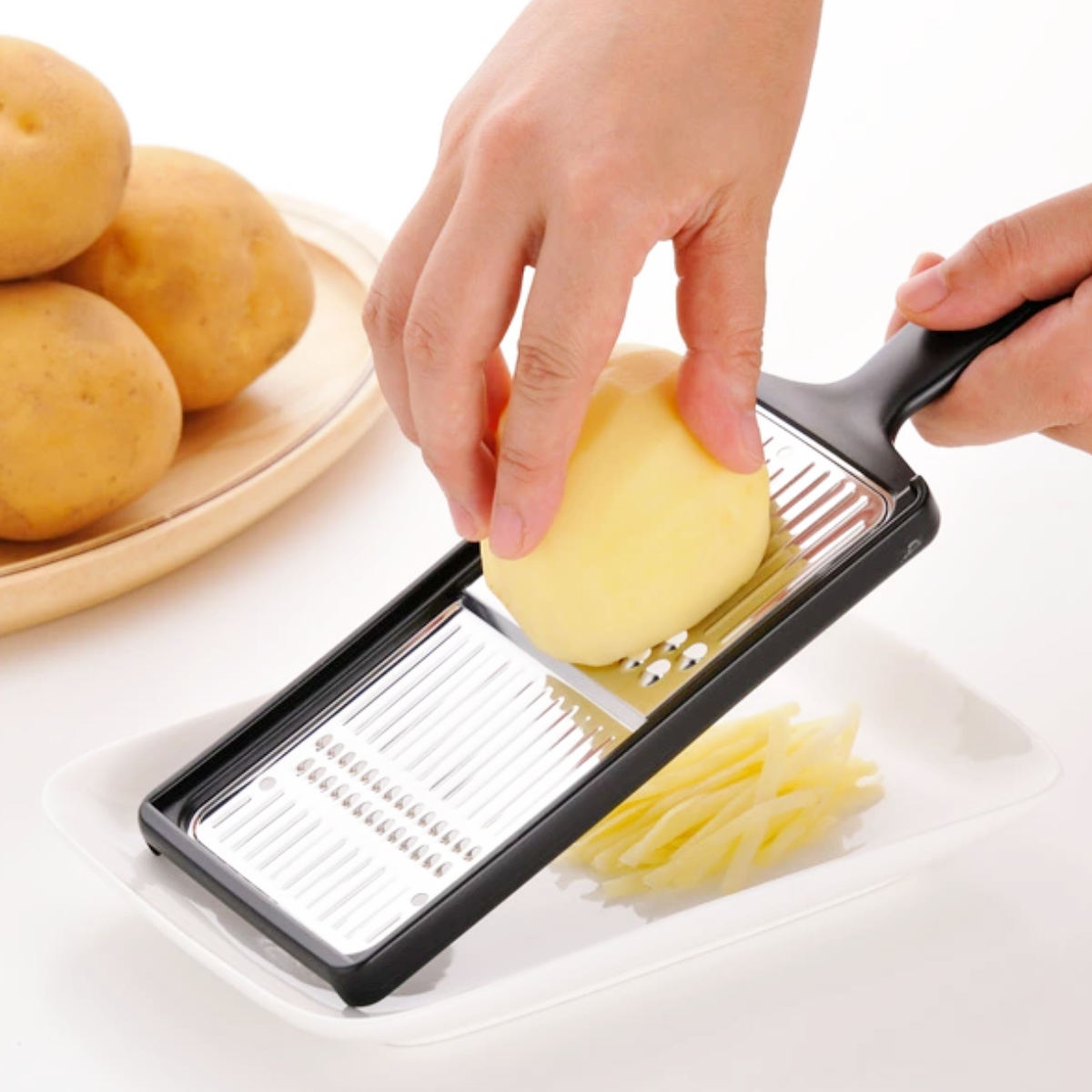 千切り器 ツマ切り 和食屋さん 日本製 ( スライサー せん切り器 千切り スライス 野菜スライサー ベジタブルスライサー キッチンツール 調理 キャベツ せん切り つま切り 下ごしらえ )