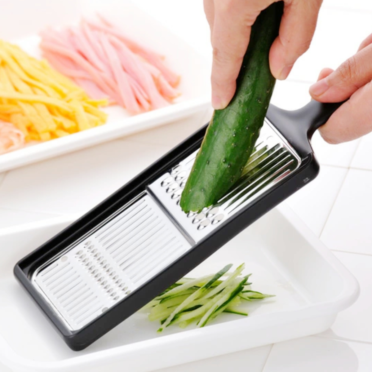 千切り器 ツマ切り 和食屋さん 日本製 ( スライサー せん切り器 千切り スライス 野菜スライサー ベジタブルスライサー キッチンツール 調理 キャベツ せん切り つま切り 下ごしらえ )