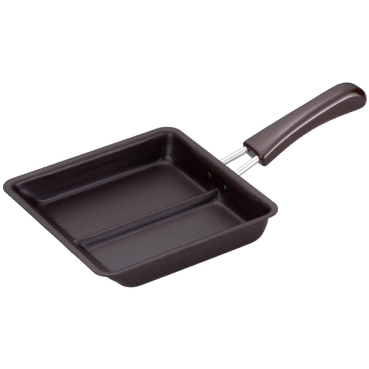 仕切りフライパン IH対応 ツインパン 鉄製 日本製 ( ガス火対応 玉子焼き器 卵焼き器 仕切り付きフライパン たまご焼き 鉄 卵1個 玉子1個 エッグパン 卵焼き 玉子焼き フライパン 仕切りパン 仕切付き お弁当作り 同時調理 )