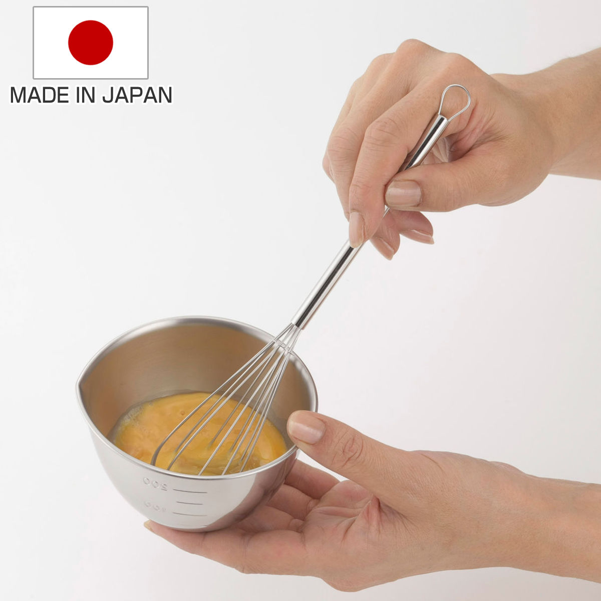 泡立て器 ステンレス コンパクト 泡立て 日本製 ( ミニ泡立器 ホイッパー スリム 小さい ミニ ステンレス製 ドレッシング ソース お弁当作り 調理小道具 キッチンツール 下ごしらえ )