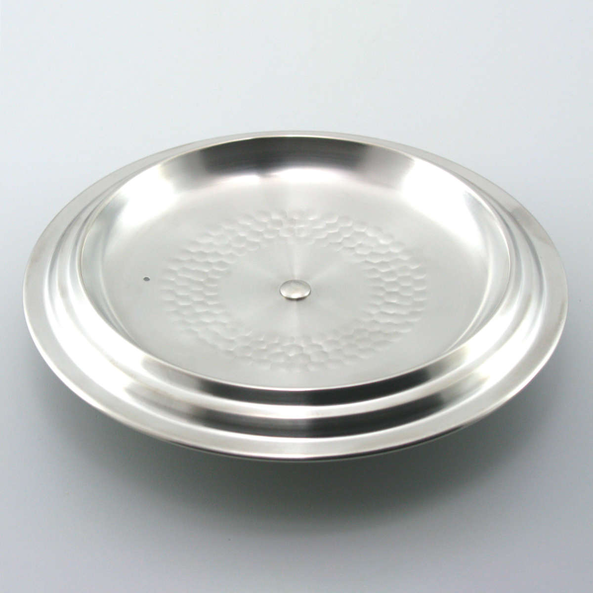 鍋蓋 プロモデル 槌目 ゆきひら鍋 兼用 ふた 18・20cm用 日本製 ( 鍋ふた ステンレス蓋 キッチン用品 蓋 カバー 台所用品 調理用品 調理器具 調理道具 キッチンツール キッチン雑貨 キッチン小物 )