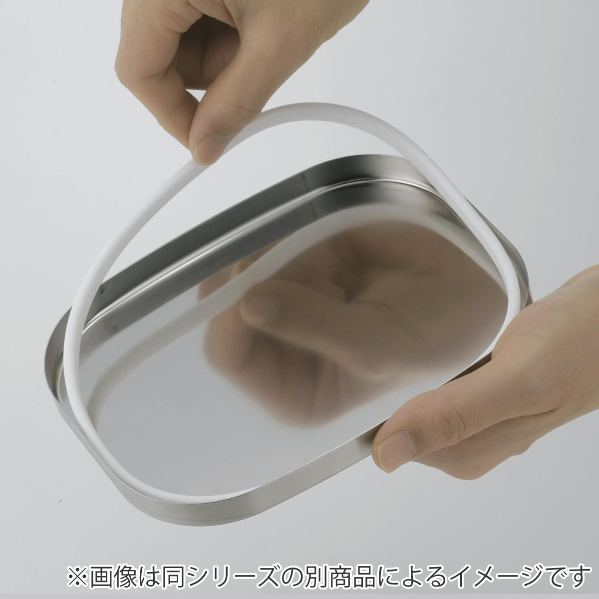 ランチボックス 300ml TSUBAME ステンレス 丸型 弁当箱 S 日本製 ( お弁当箱 女子 男子 大人 子供 1段 一段 ステンレス製 パッキン付き 弁当 お弁当 ベルト付き ランチベルト 1段弁当 )