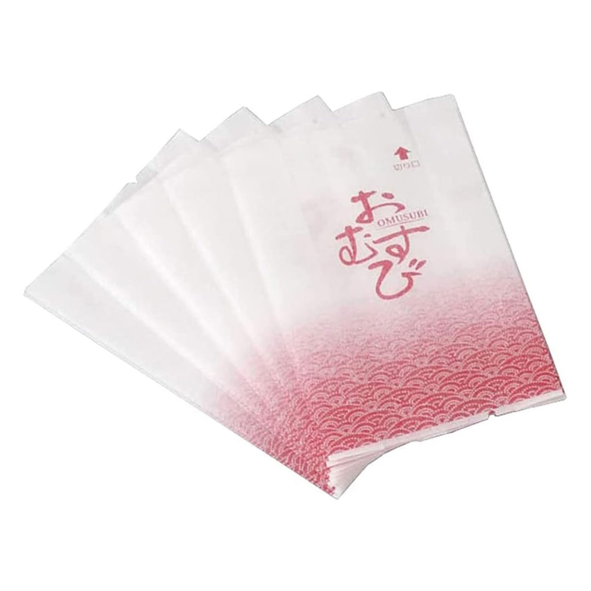 おにぎりラップ 直巻き おむすびパック 50枚 日本製 ( おにぎりフィルム おにぎり ラップ おむすび 使い捨て お弁当 フィルム ケース 生地 包む 簡単 コンビニ お握り アウトドア 行楽 遠足 弁当 )