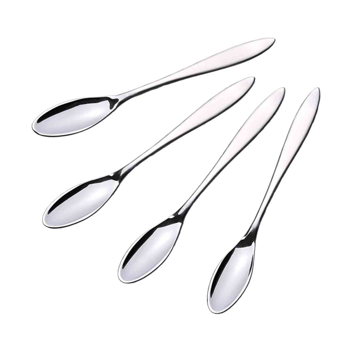 スプーン 燕三条 ティースプーン 4本組 日本製 ( デザートスプーン ステンレス カトラリー シンプル おしゃれ モダン )