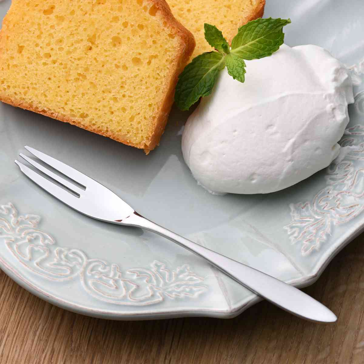 フォーク 燕三条 ケーキフォーク 4本組 日本製 ( デザートフォーク ステンレス カトラリー シンプル おしゃれ モダン )