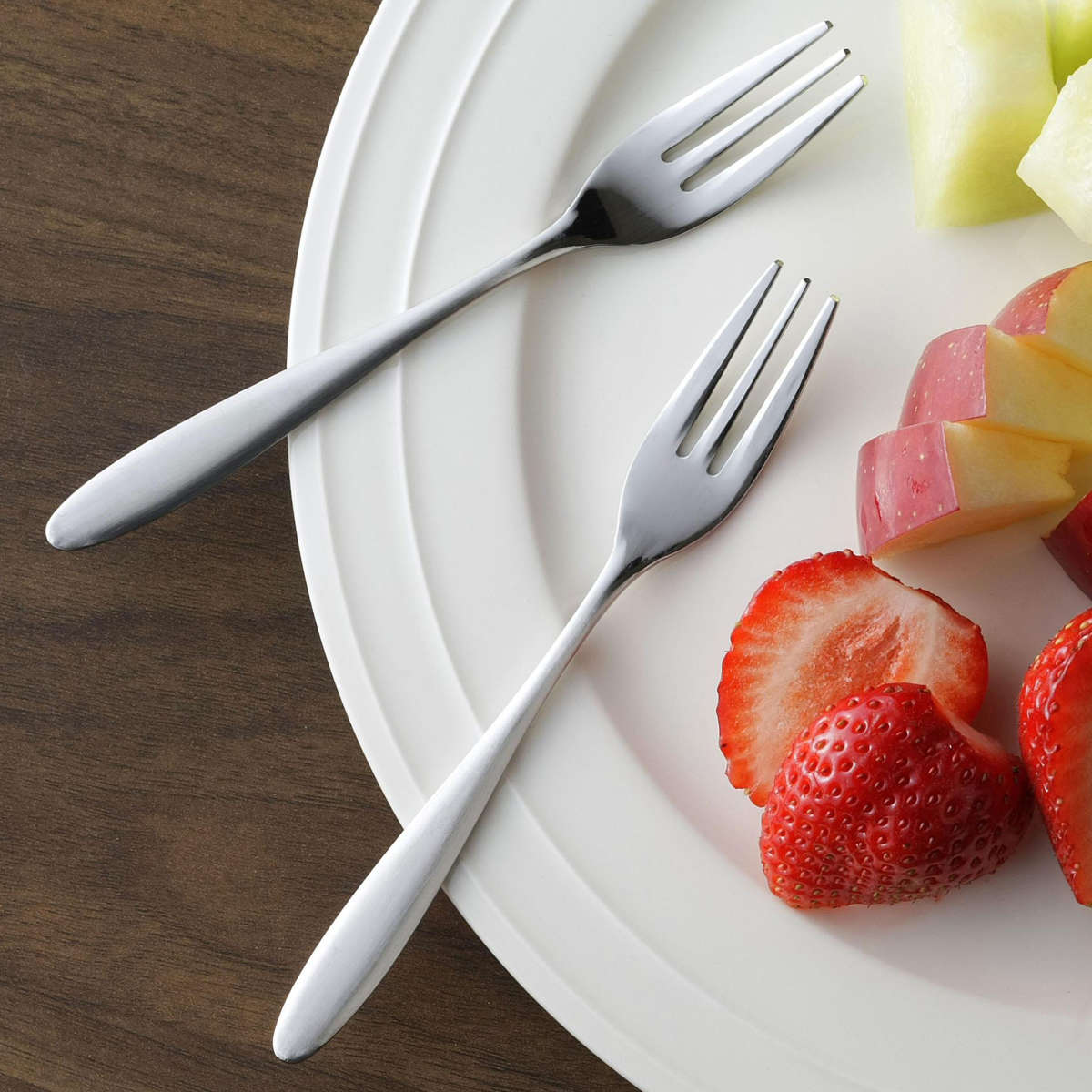 フォーク TSUBAME ピックフォーク 5本+1本 日本製 ( ステンレス デザート 燕三条 フォークセット カトラリーセット カトラリー シンプル おしゃれ モダン )