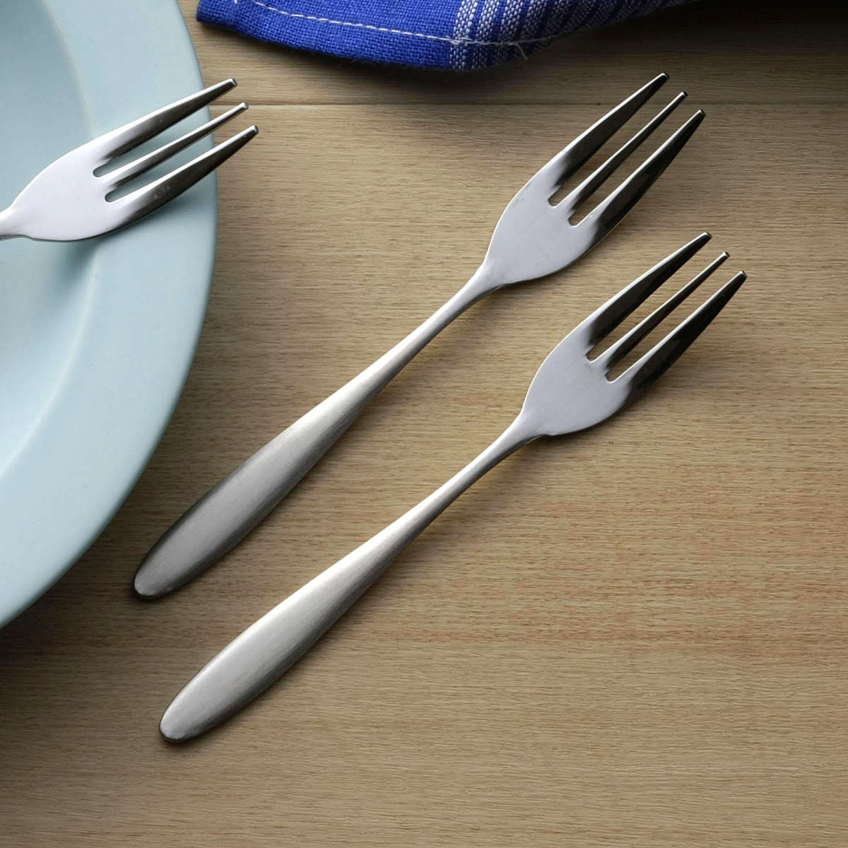 フォーク TSUBAME ピックフォーク 5本+1本 日本製 ( ステンレス デザート 燕三条 フォークセット カトラリーセット カトラリー シンプル おしゃれ モダン )