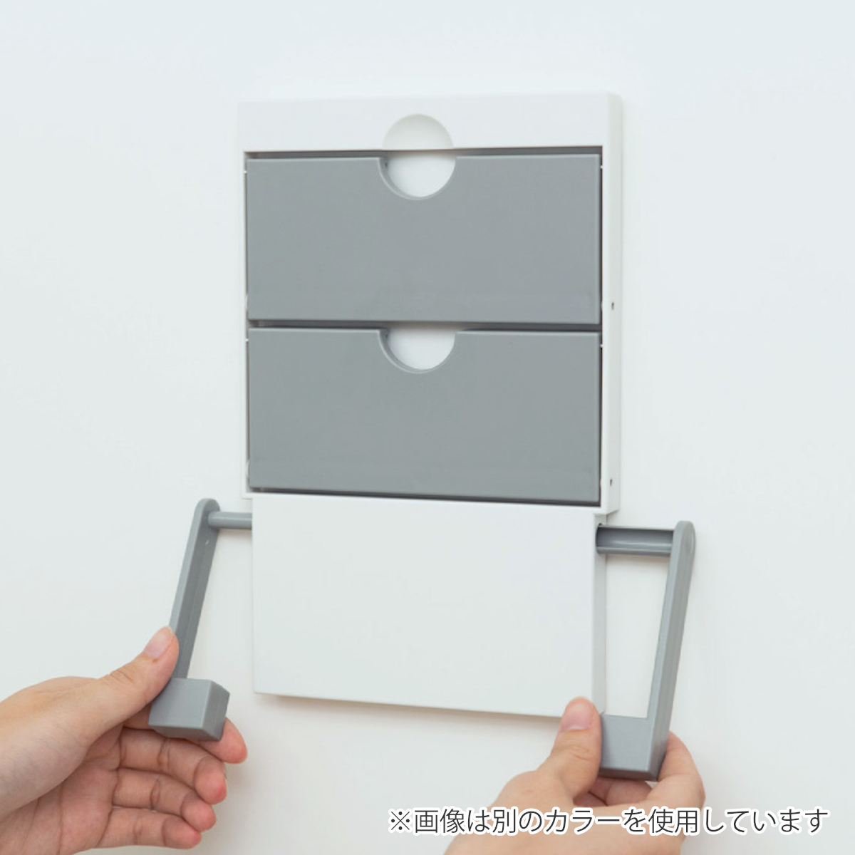 ラップホルダー ペーパーホルダー マグネット ブラックシリーズ ( マグネット式 冷蔵庫横 磁石 ラップ収納 キッチンペーパー収納 ラップ置き キッチン収納用品 収納雑貨 収納小物 キッチン用品 黒 )