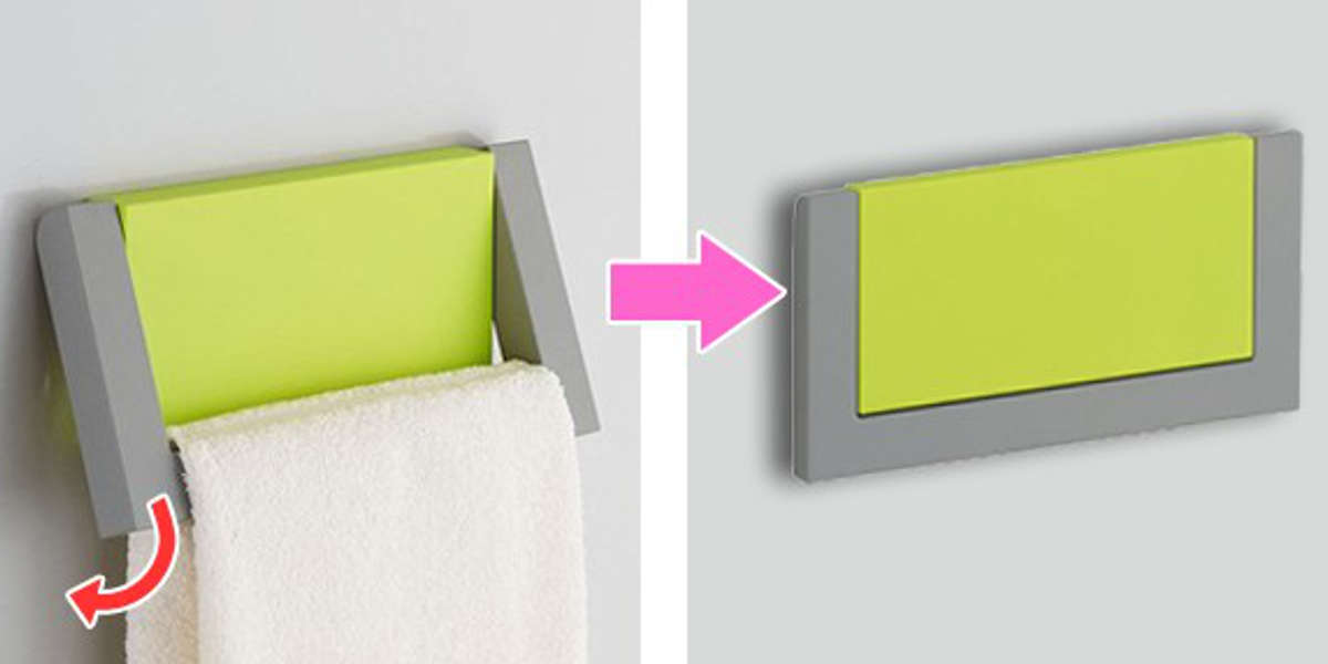 タオル掛け タオルハンガー マグネット ホワイト ( タオルホルダー タオルリング タオル干し キッチンタオルハンガー ふきん掛け 磁石 冷蔵庫 壁面収納 壁付け 掛け タオル フェイスタオル 布巾 ふきん キッチン 洗面所 コンパクト ) 【ホワイト】 ホワイト