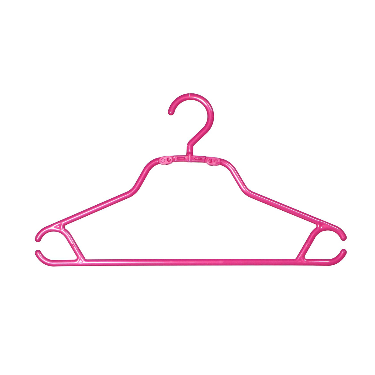 シャツハンガー Livido スピーディーシャツハンガー5本組 ( ハンガー 5本セット セット まとめ買い 衣類ハンガー 洗濯ハンガー 衣類収納 シャツ シャツ用 襟元伸びない 洋服 ジャケット キャミソール シンプル ) 【パールピンク】 パールピンク