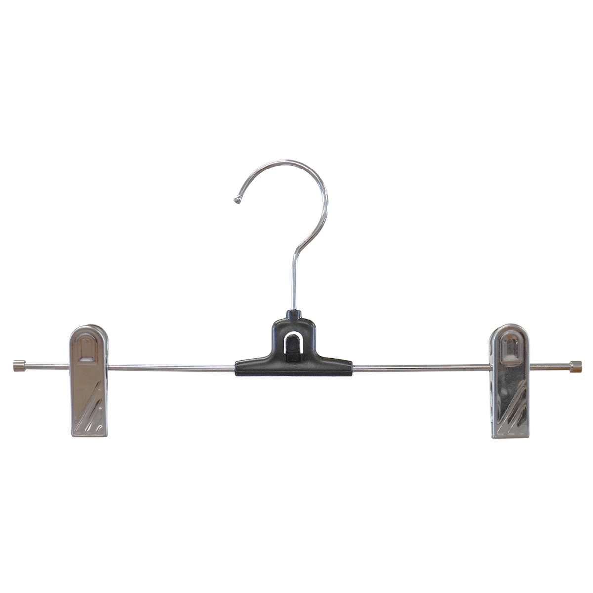 クリップハンガー モノクローゼット メタルグリップハンガー 連結 3本 ( ハンガー 3本入り クリップ スカート パンツ スラックス ズボン すべり止め付き クローゼット 収納 省スペース 薄型 スリム 衣類収納 洋服ハンガー )