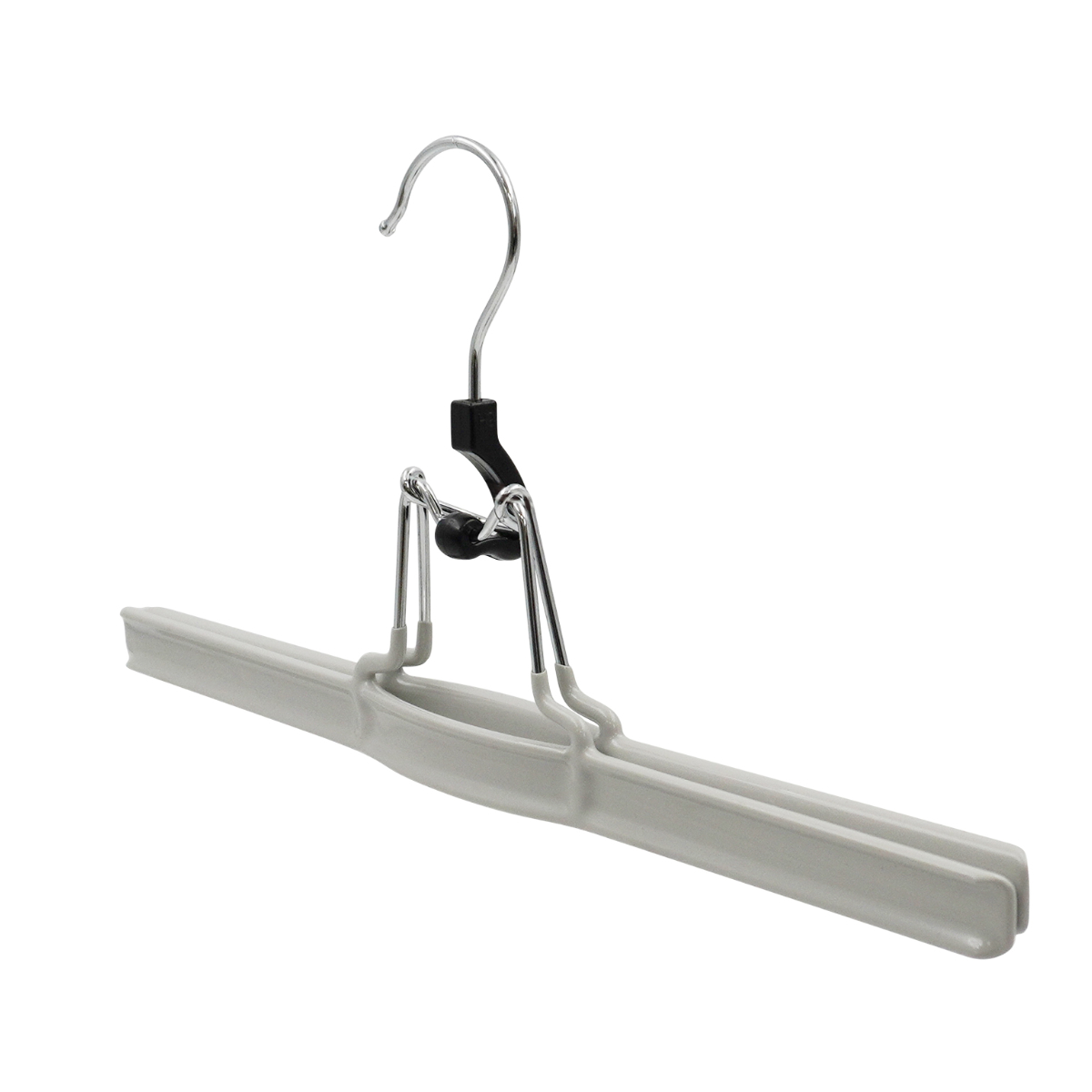 スカートハンガー モノクローゼット ワンロックハンガー 10本 ( ハンガー 10本セット クリップハンガー スカート パンツ スラックス クリップ 薄型 スリム クローゼット 収納 省スペース 滑りにくい 衣類収納 洋服ハンガー )