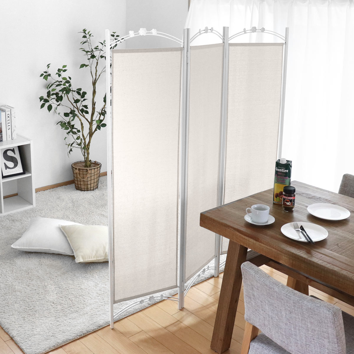 衝立 ブルームスクリーン 高さ162cm （ パーテーション 自立 目隠し