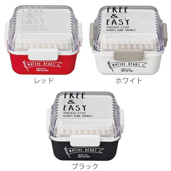 dショッピング |お弁当箱 2段 4点ロック 保冷剤付き NATIVE HEART dショッピング |お弁当箱 2段 4点ロック 保冷剤付き NATIVE HEART