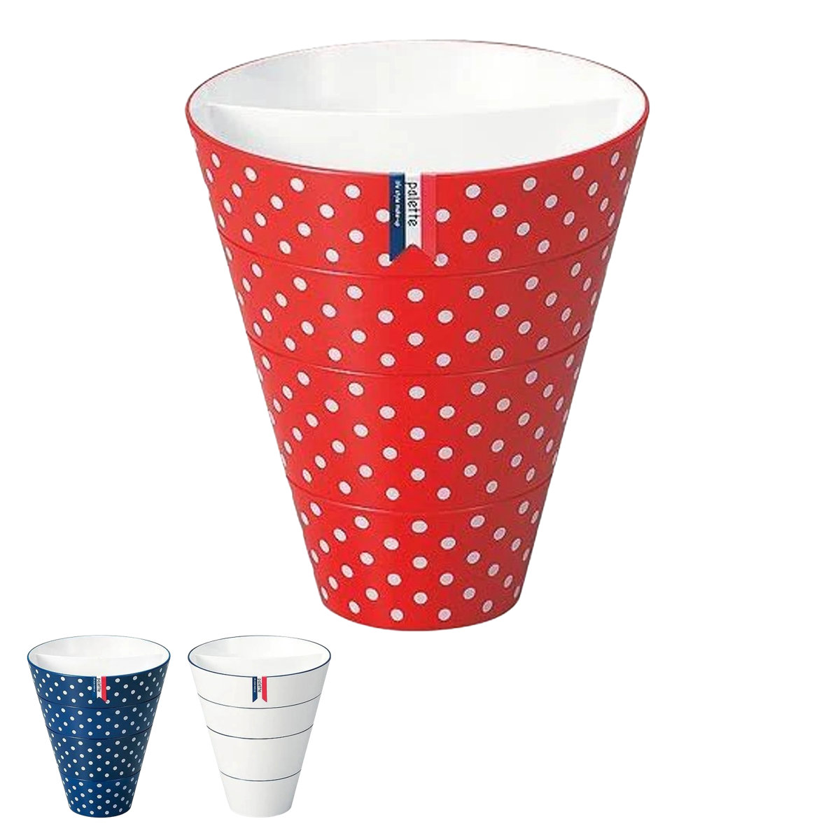 パーティー食器セット 4段 パーティツリー Paris レッド （ パーティセット パーティー皿 オードブル皿 プラスチック食器 プレート 仕切り 割れない 食洗機対応 おしゃれ ） 【ネイビー】