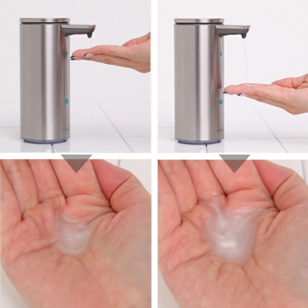 【新品未使用】シンプルヒューマン　ソープディスペンサー　充電ケーブルなし 新品未使用】シンプルヒューマン ソープディスペンサー 充電