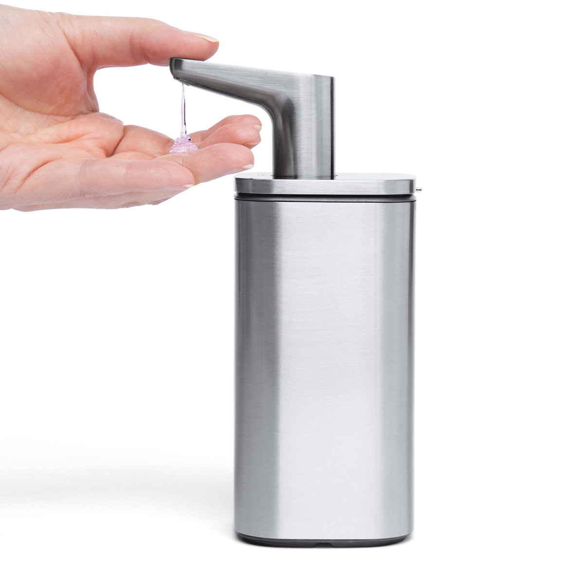 ディスペンサー simplehuman パルスポンプ 295ml ( シンプルヒューマン ディスペンサーボトル ソープディスペンサー 詰め替え ボトル 手洗い 液体 ソープボトル ハンドソープ 石けん 食器用洗剤 洗面 キッチン シンプル おしゃれ )