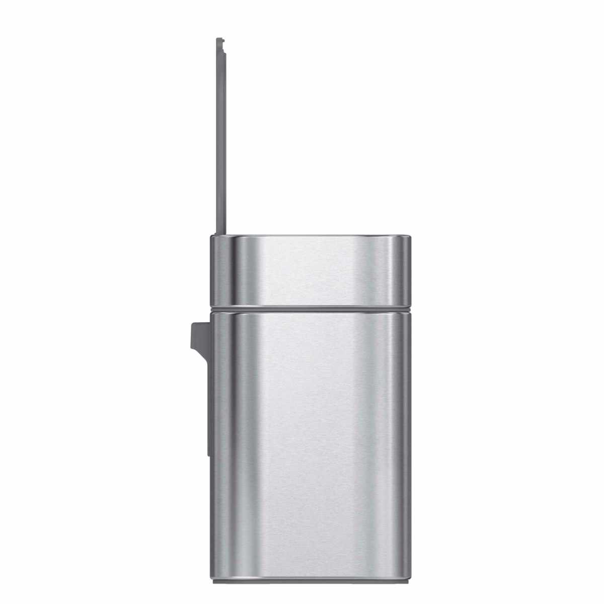 ゴミ箱 4L 正規品 simplehuman コンポストキャディ ( ごみ箱 4.5リットル シンプルヒューマン 卓上 生ごみ メーカー保証付き ふた付き 小さい インナーペール付き ステンレス キッチン コンパクト )