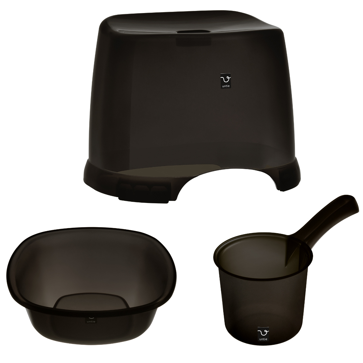 風呂椅子 3点セット 座面高28.8cm 湯おけ×1 手おけ×1 ( 風呂イス 風呂いす バスチェア 湯桶 手桶 風呂おけ 洗面器 クリア 透明 高級感 おしゃれ 湯おけ 手おけ 桶 風呂 いす 腰掛け 浴室 入浴 カビ防止 すべり止め バスグッズ )