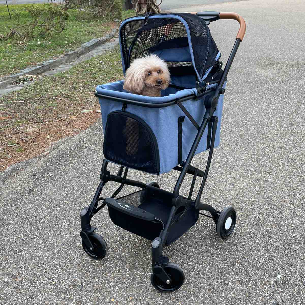折りたたみ式Pet Stroller、取り外しカートバスケット、小型犬用。PetSt