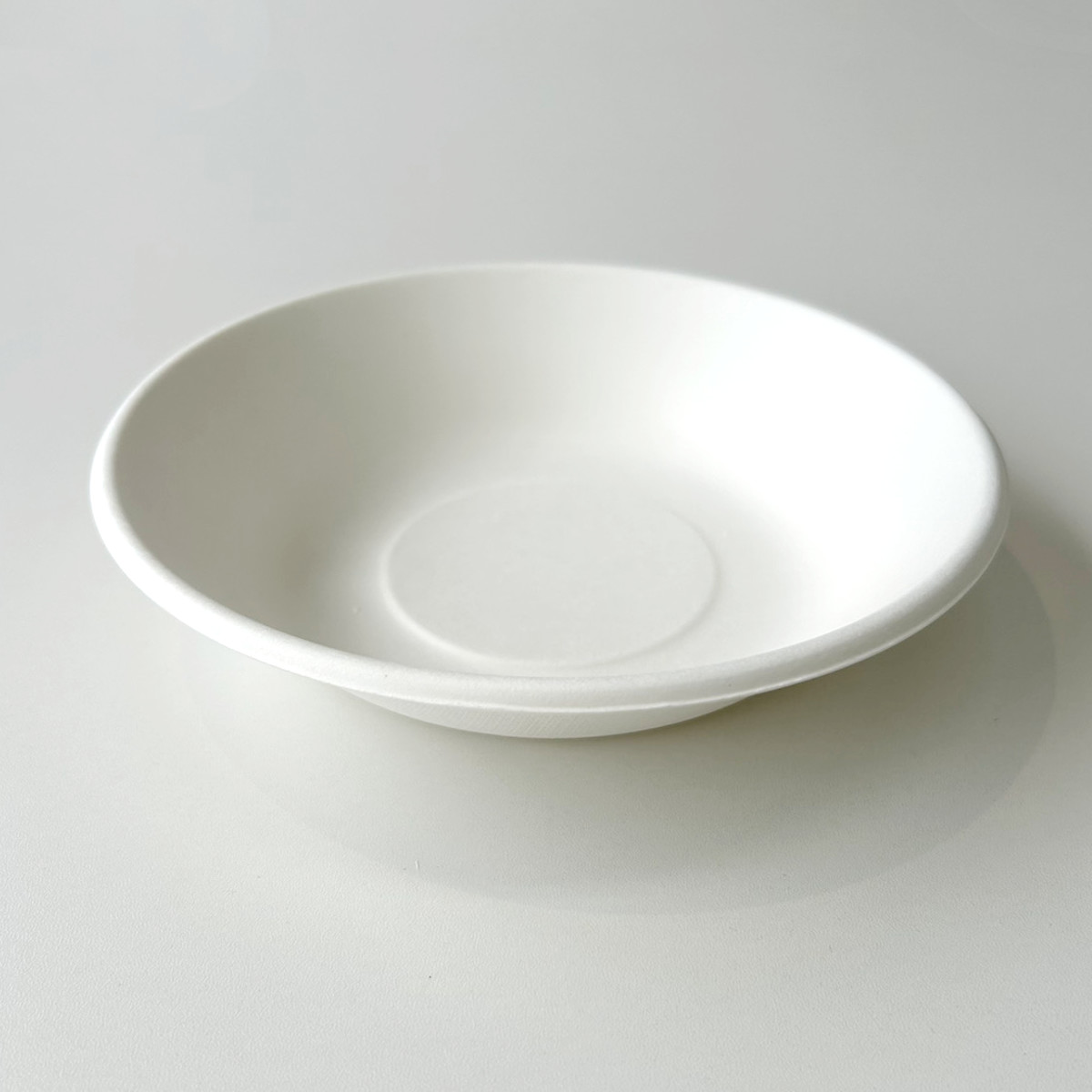 業務用モールドボウル 15cm 440ml 50枚入 ( 電子レンジ対応 紙皿 使い捨て ボウル 紙ボウル 深型 紙容器 紙 紙製 お皿 白皿 深皿 ペーパーボウル BBQ アウトドア スープ パーティー キャンプ 取り皿 入れ物 簡易食器 )