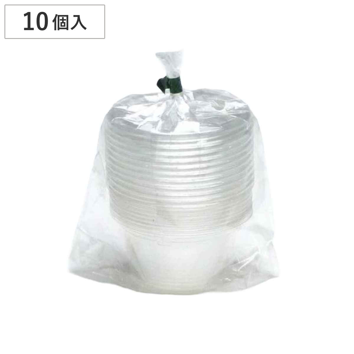 ペットカップ 丸型 90ml 10個入 （ プラスチック容器 パック 容器 使い捨て フルーツケース 弁当箱 日本製 使い捨てパック プラ容器 クリア お弁当箱 ランチボックス 蓋付き 蓋 ふた 10枚 10個 ）