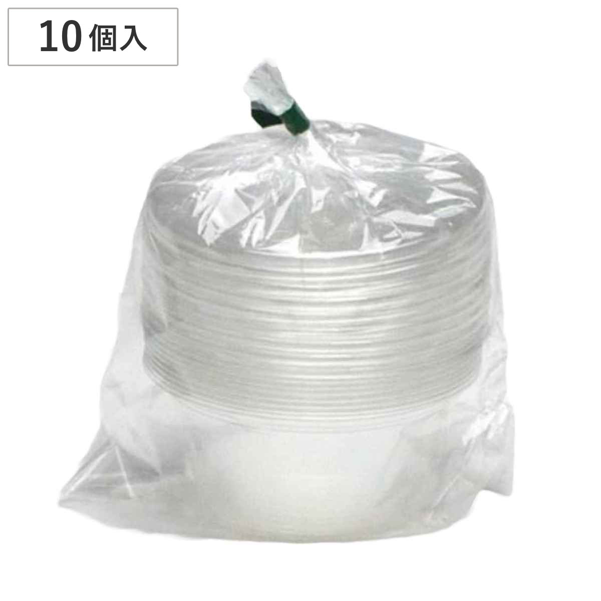 ペットカップ 丸型 225ml 10個入 （ プラスチック容器 パック 容器 使い捨て フルーツケース 弁当箱 日本製 使い捨てパック プラ容器 クリア お弁当箱 ランチボックス 蓋付き 蓋 ふた 10枚 10個 ）