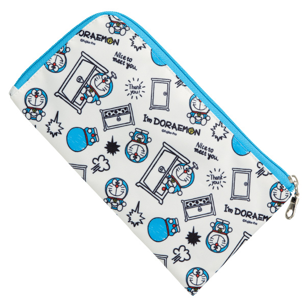 Dショッピング マスクポーチ ドラえもん I ｍdoraemon 抗菌 仕切り付き 持ち運び 携帯 マスク入れ マスク収納 ケース 抗菌加工 ファスナー式 薄型 スリム 衛生的 清潔 仮置き 一時保管 収納 保管 どらえもん カテゴリ の販売できる商品 リビングート