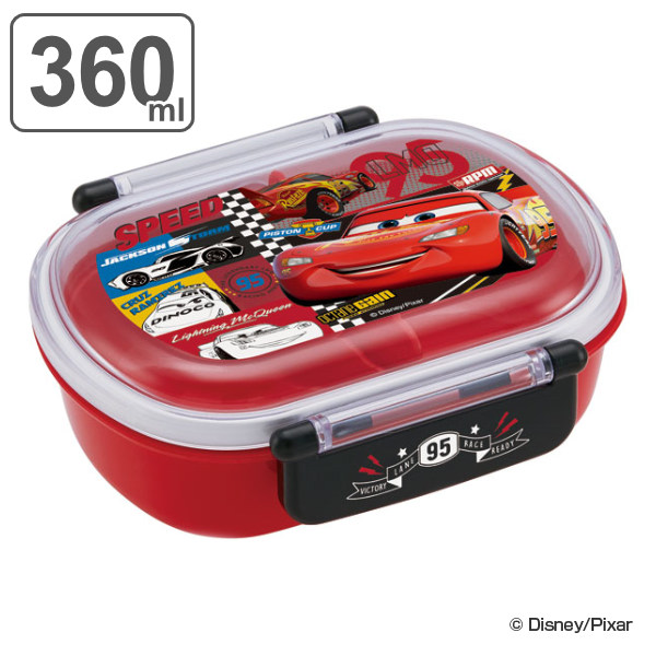 dショッピング |お弁当箱 1段 360ml 抗菌 ふわっと カーズ 小判型