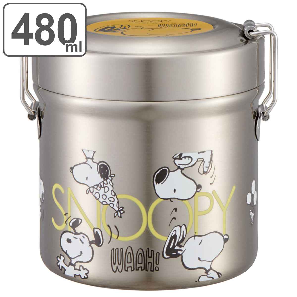 Dショッピング 弁当箱 保温 480ml 抗菌 真空 ステンレス Peanuts スヌーピー Awesome Snoopy 保温弁当箱 保冷 レンジ対応 レンジok お弁当箱 ランチボックス レンジok お弁当 弁当 丼 Ag 保温ジャー ランチジャー カテゴリ 弁当箱の販売できる商品