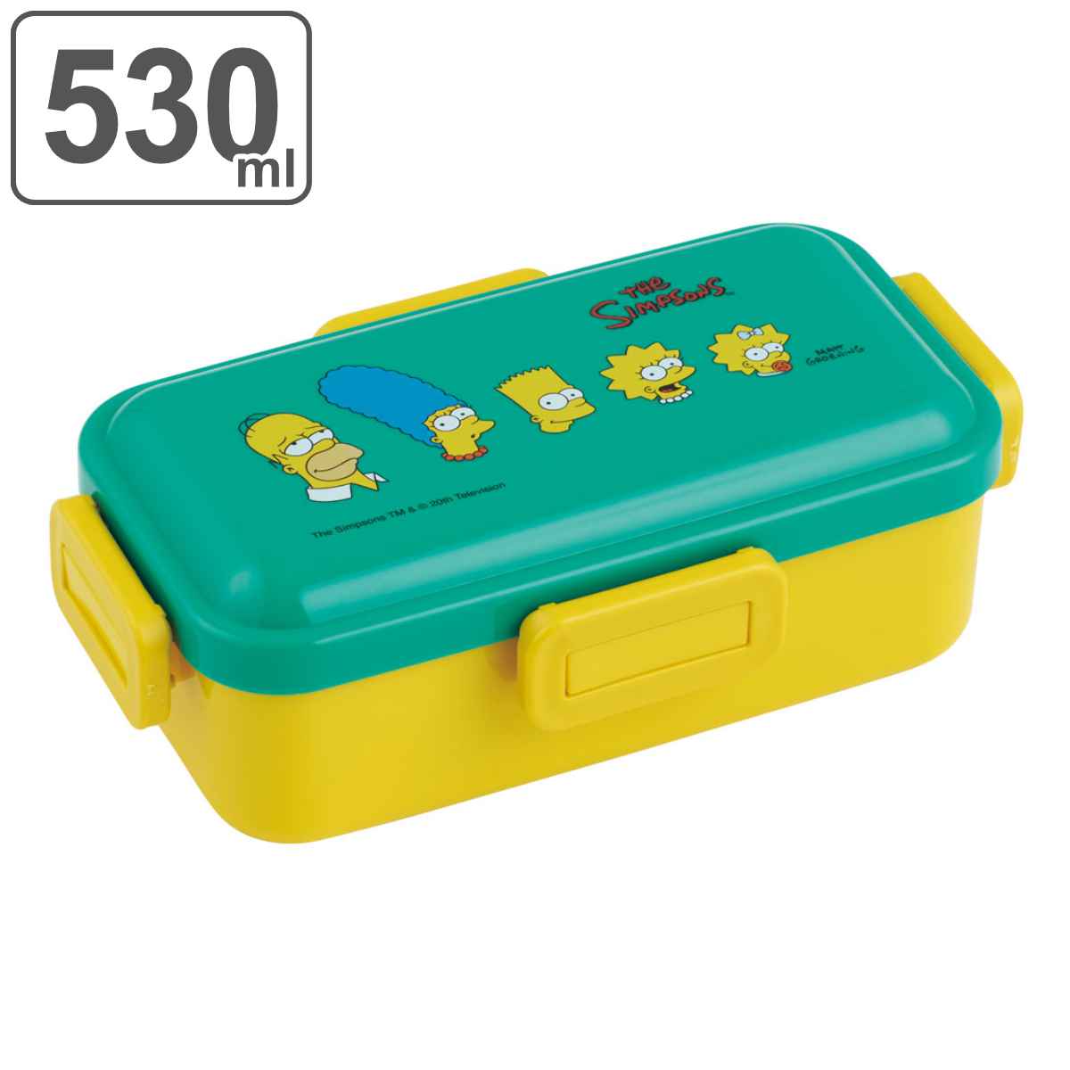 dショッピング |弁当箱 1段 530ml 抗菌 ふわっと The Simpsons