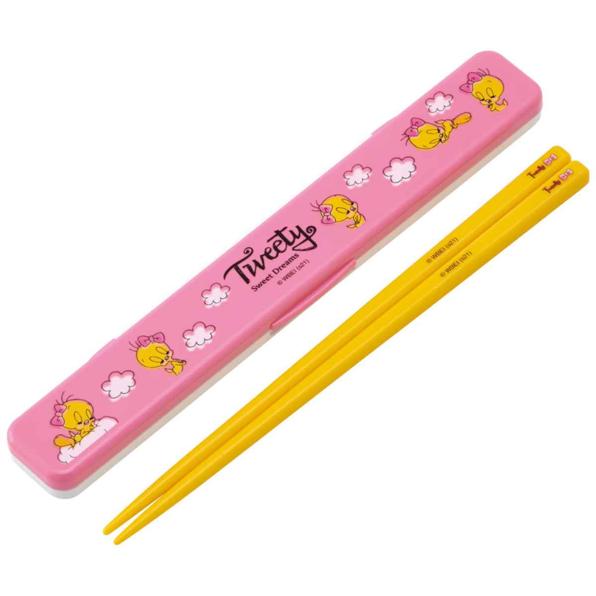 箸箱セット 抗菌 箸 18cm 音の鳴らない TWEETY （ トゥイーティー 食洗