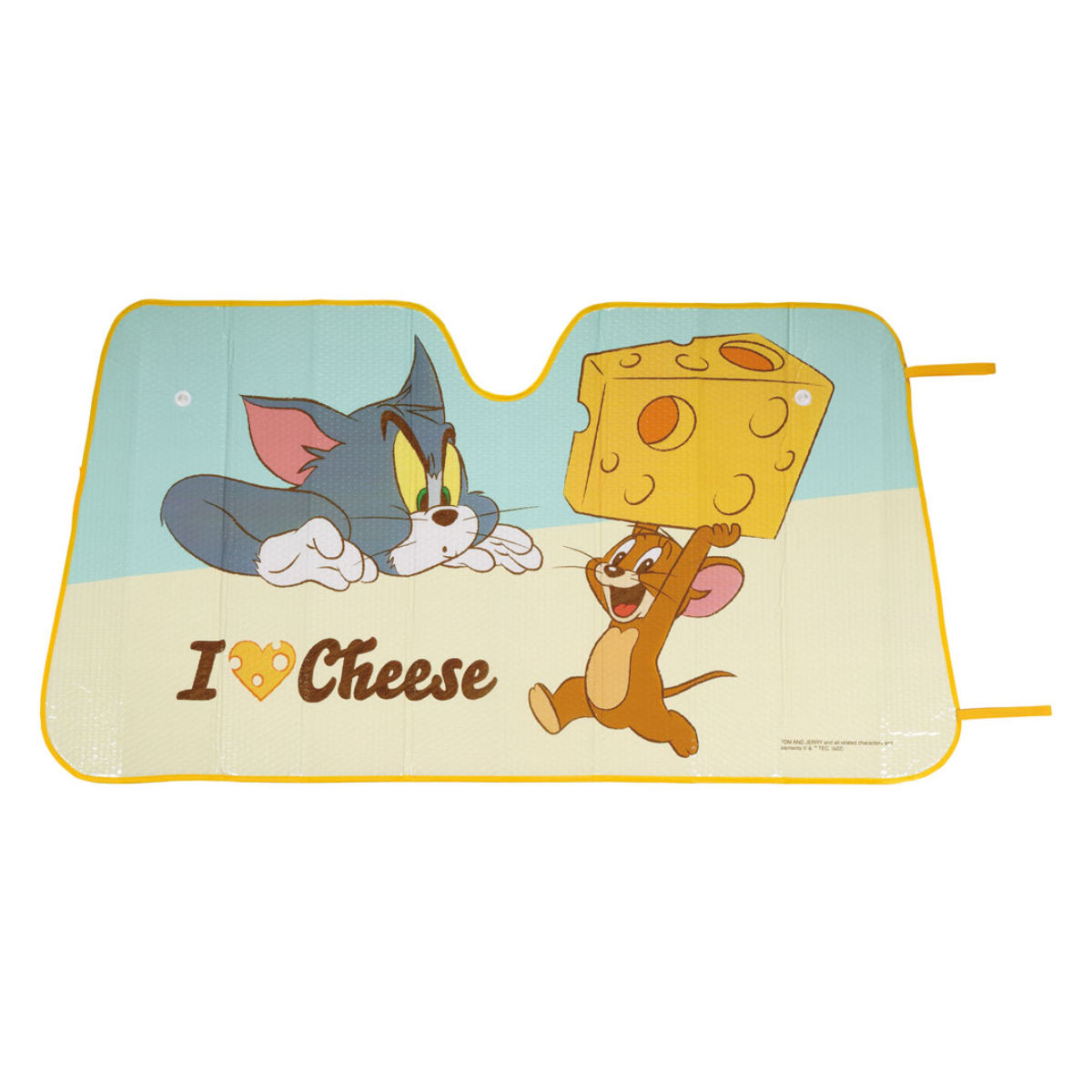 車用 サンシェード トム&ジェリー ( カーサンシェード フロントサンシェード フロント用 日よけ 日除け 断熱 UVカット 車用品 車 夏 ドライブ かわいい キャラクター トム ジェリー )