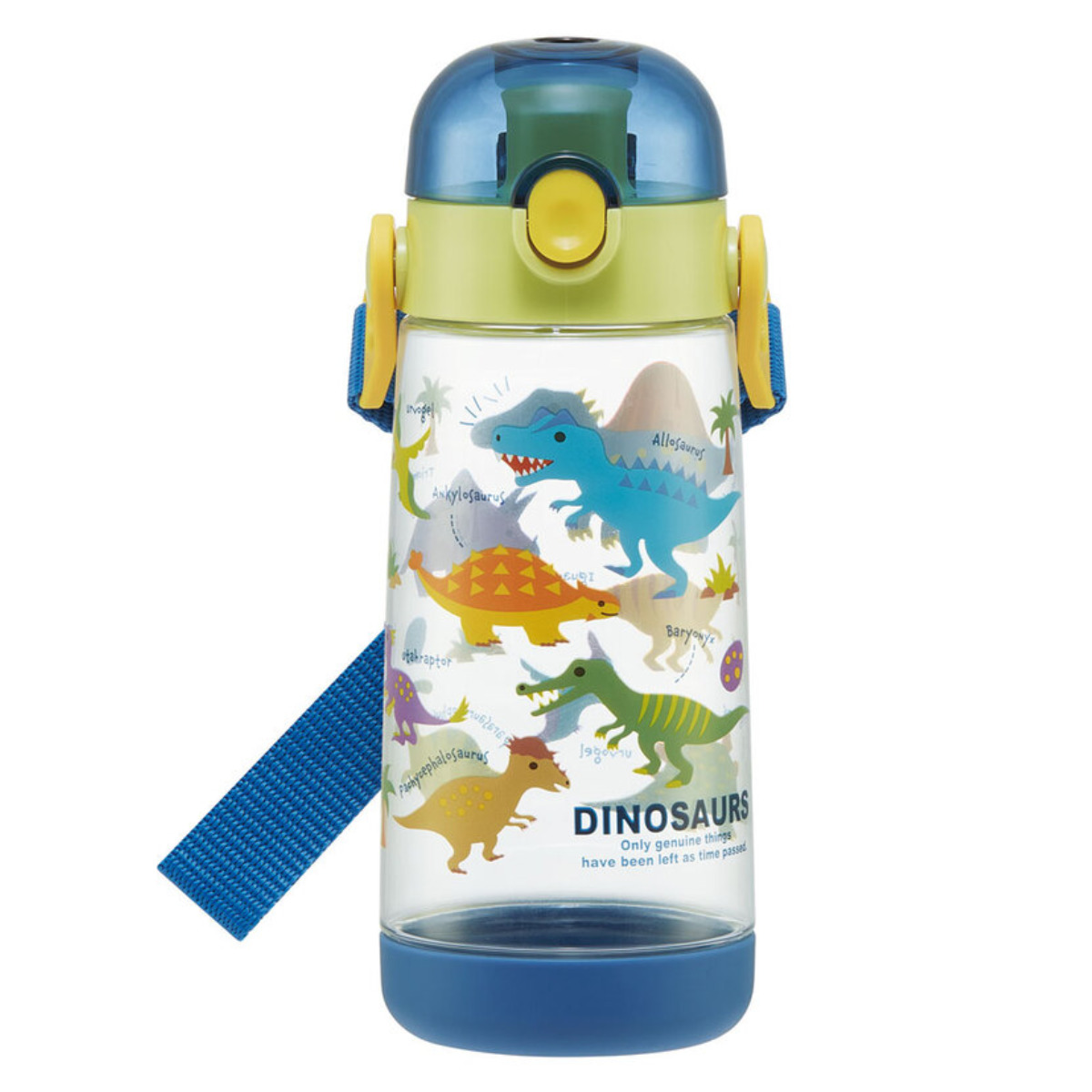水筒 ワンプッシュダイレクトボトル 480ml キャラクター （ 恐竜 直飲み プラスチック 軽量 ワンプッシュボトル 子供 子供用水筒 幼稚園