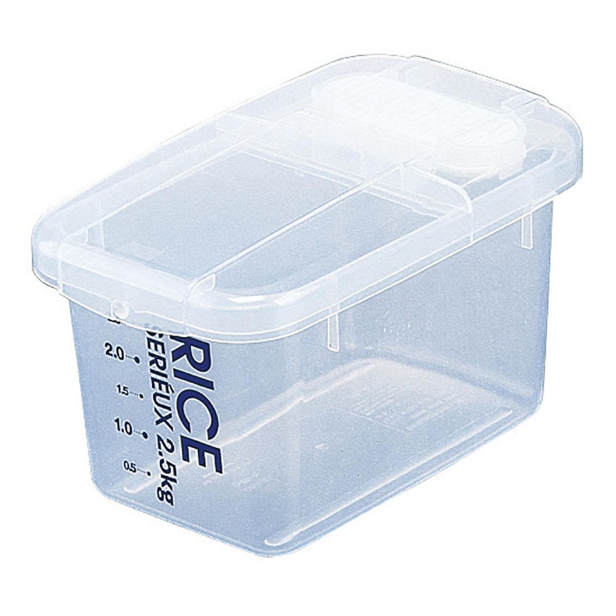 米びつ 防虫米びつ 2kg用 セリュー （ 計量カップ付き 防虫 日本製 無洗米対応 プラスチック 2kg ライスボックス 米櫃 こめびつ ライスス