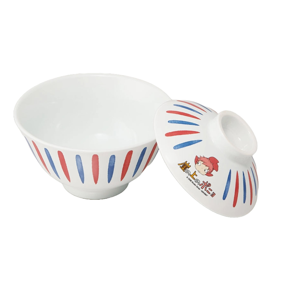 dショッピング |どんぶり フタ付き 780ml 崖の上のポニョ 陶磁器 （ 食